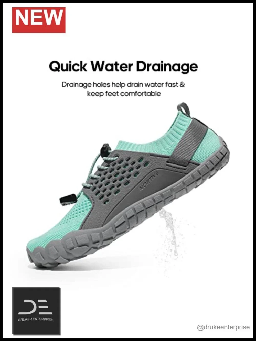 Women's Water Shoes Barefoot Quick Dry Aqua Shoes for Beach Swim Surf Hiking